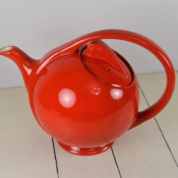 Hall Dining Hall Chinese Red Airflow Teapot And Lid Poshmark